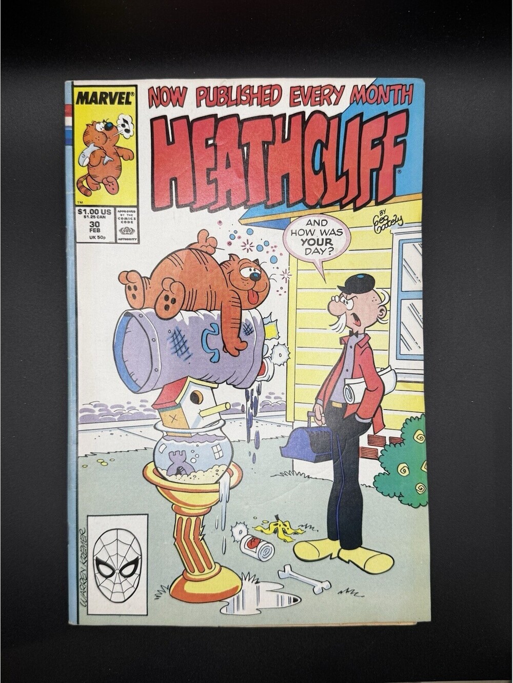 Marvel Comics Heathcliff #30 (February 1989)
